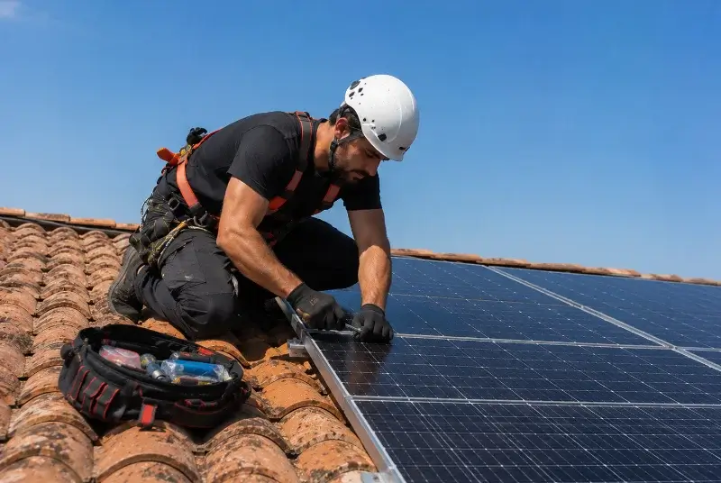 Maintenance et monitoring de panneaux solaires à Uhlwiller